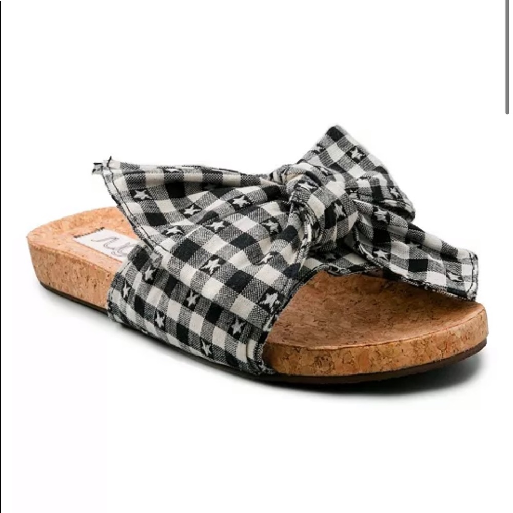 Twist-Tie  Slide Sandals